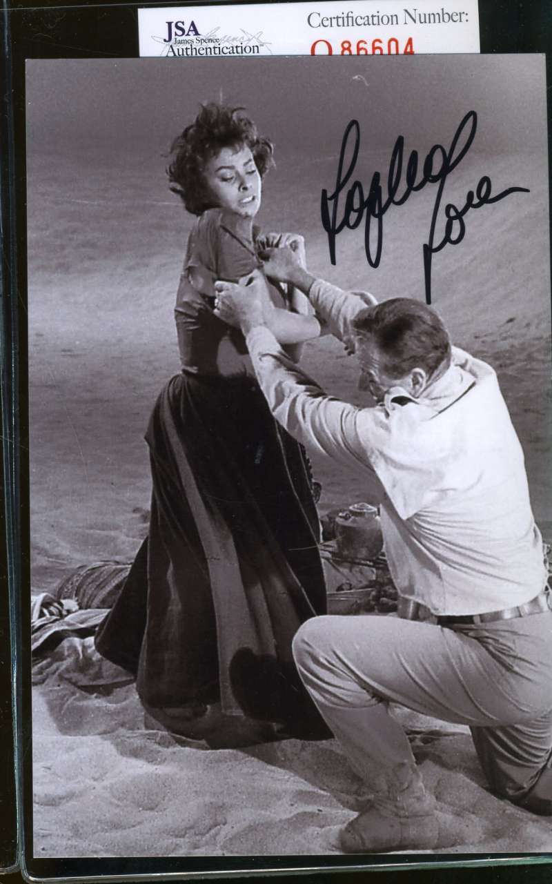 Sophia Loren Jsa Coa Hand Signed 4x6 Photo Poster painting Authenticated Autograph 2