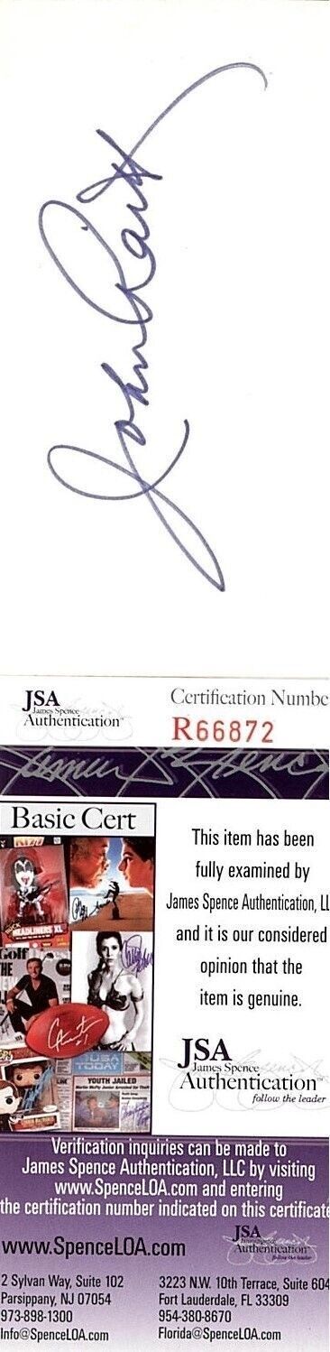 JOHN RAITT, ACTOR (DECEASED) SIGNED CUT SIGNATURE JSA AUTHENTICATED COA #R66872