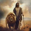 Jesus Lion-11CT Stamped Cross Stitch 40*40cm