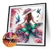 Diamond Painting -DIY Round Drill Elegant Beauty(40x40cm)