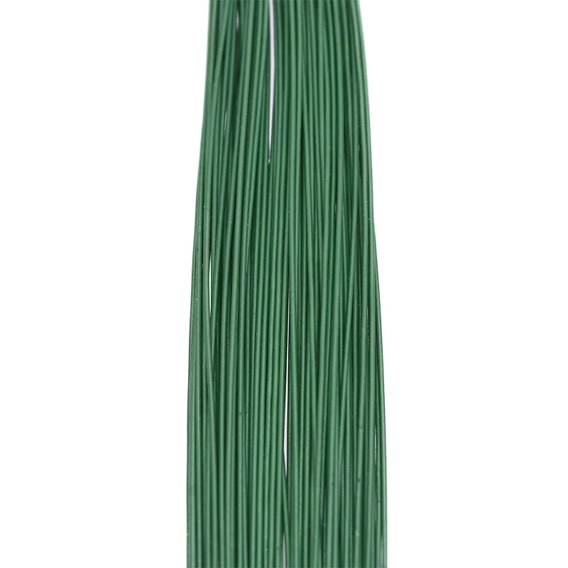 25Pcs 80cm Long Stocking Flower Iron Wire Used For DIY Nylon Flower Making Floral Wire Ronde Flower Material Accessory 0.46mm