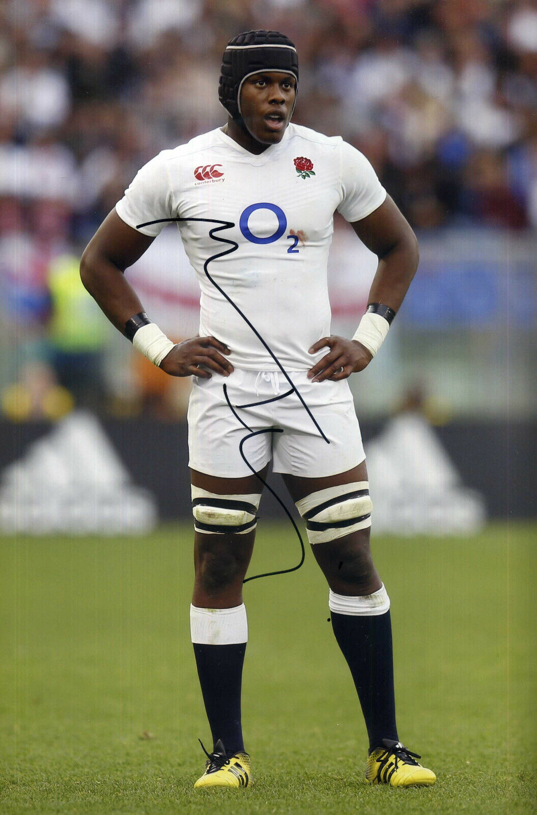 MARO ITOJE Signed Photo Poster paintinggraph - Saracens & England Rugby Union Player - Preprint