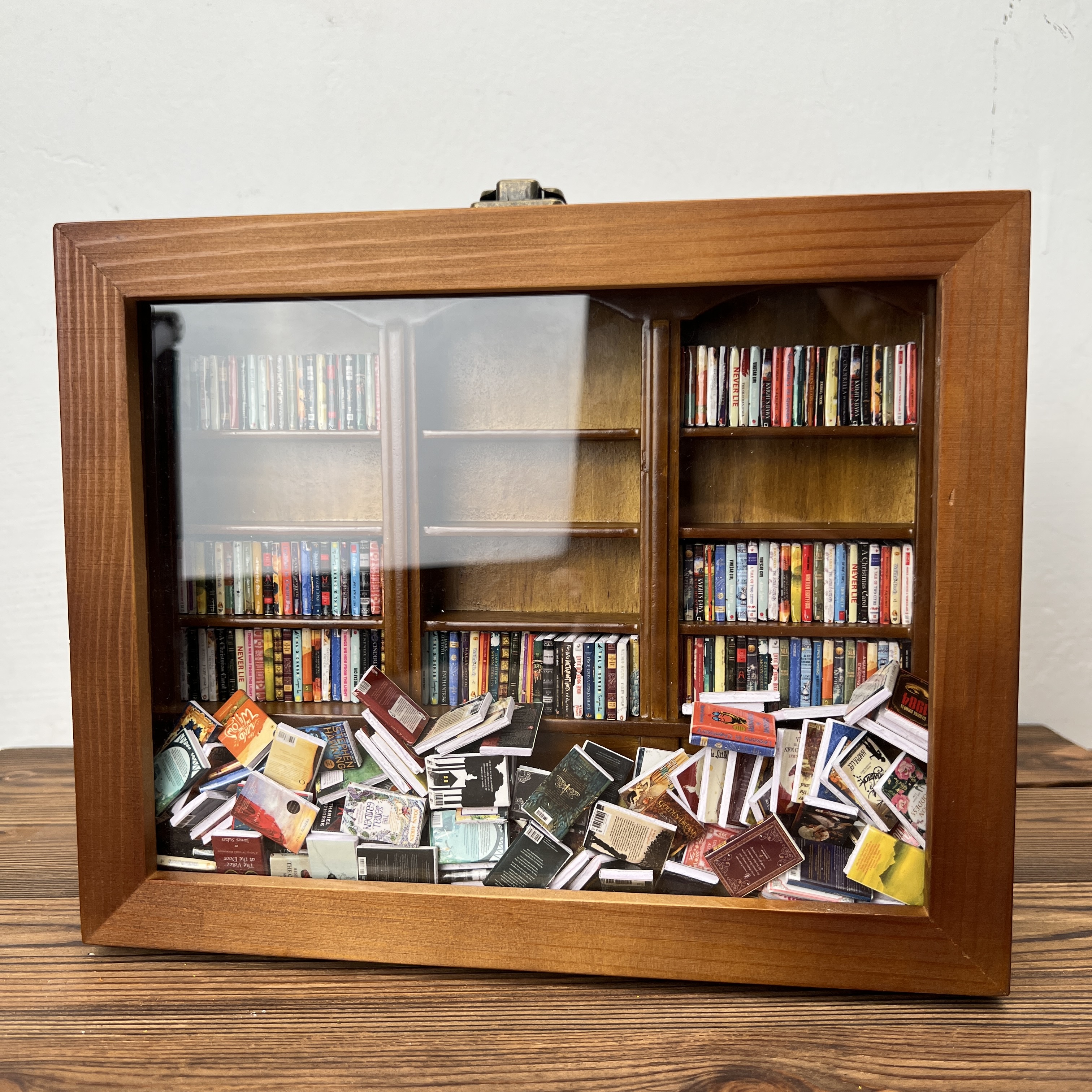 Angoily 50PCS Doll House Tiny Books – Miniature Bookshelf Decorations - View #5