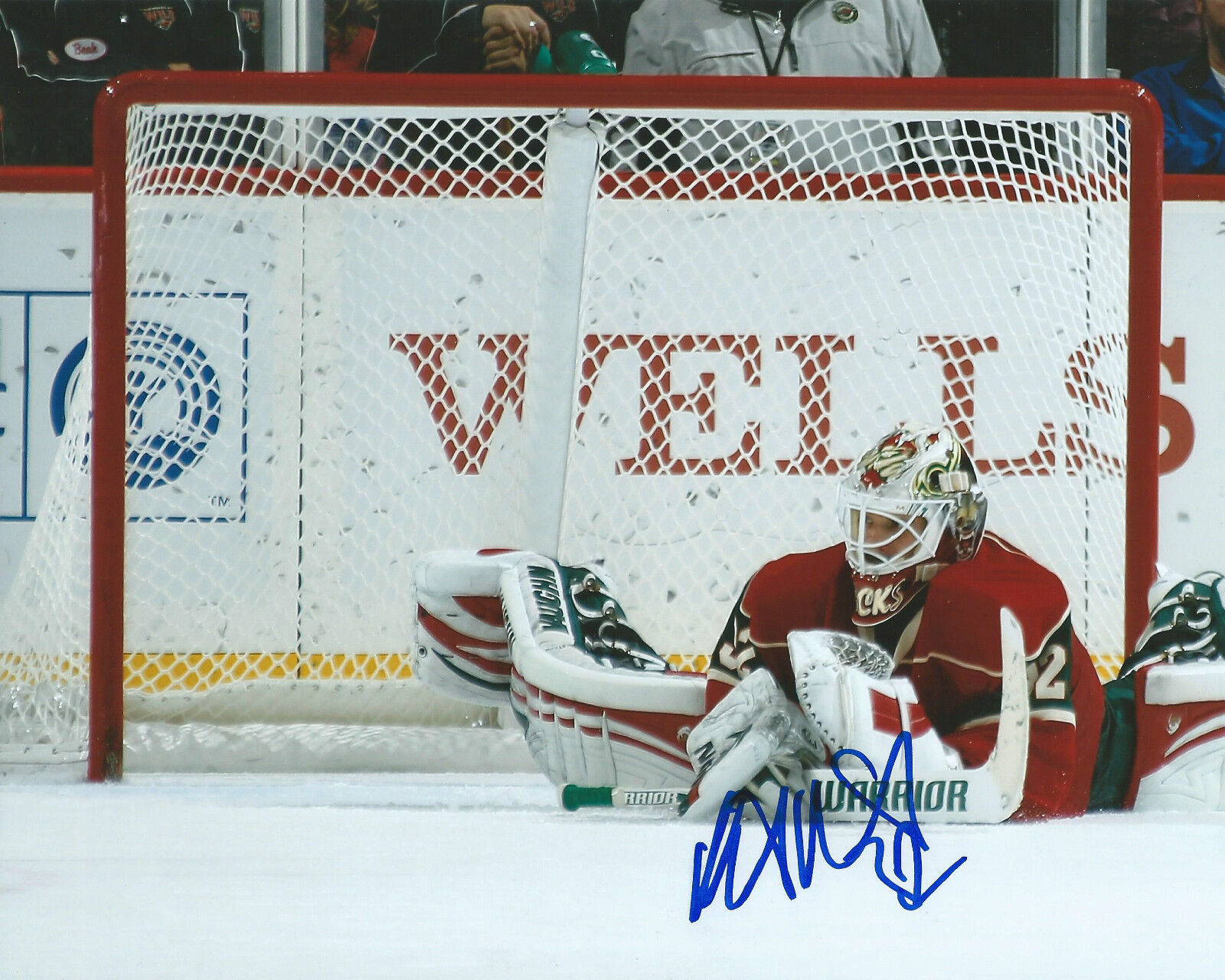 **GFA Minnesota Wild *NIKLAS BACKSTROM* Signed 8x10 Photo Poster painting N2 COA**