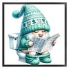 (Counted/Stamped)Goblin Goes To Toilet-18CT Cross Stitch 25*25cm/9.84*9.84in