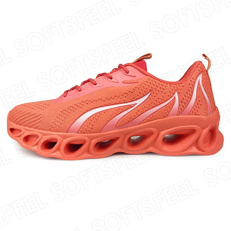 Softsfeel Women's Relieve Foot Pain Perfect Walking Shoes - Orange