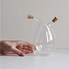 Glass Soy Sauce And Vinegar Bottle, Dual-Purpose Seasoning Sauce Sealed Oil Bottle, Creative Two-In-One Oil And Vinegar Bottle