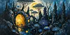 Luxury AB Velvet Diamond Painting Kit - Fantasy Cave