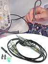 2pcs P6100 100MHz 1X 10X Scope Clip Test Probes BNC Oscilloscope Probe Kit