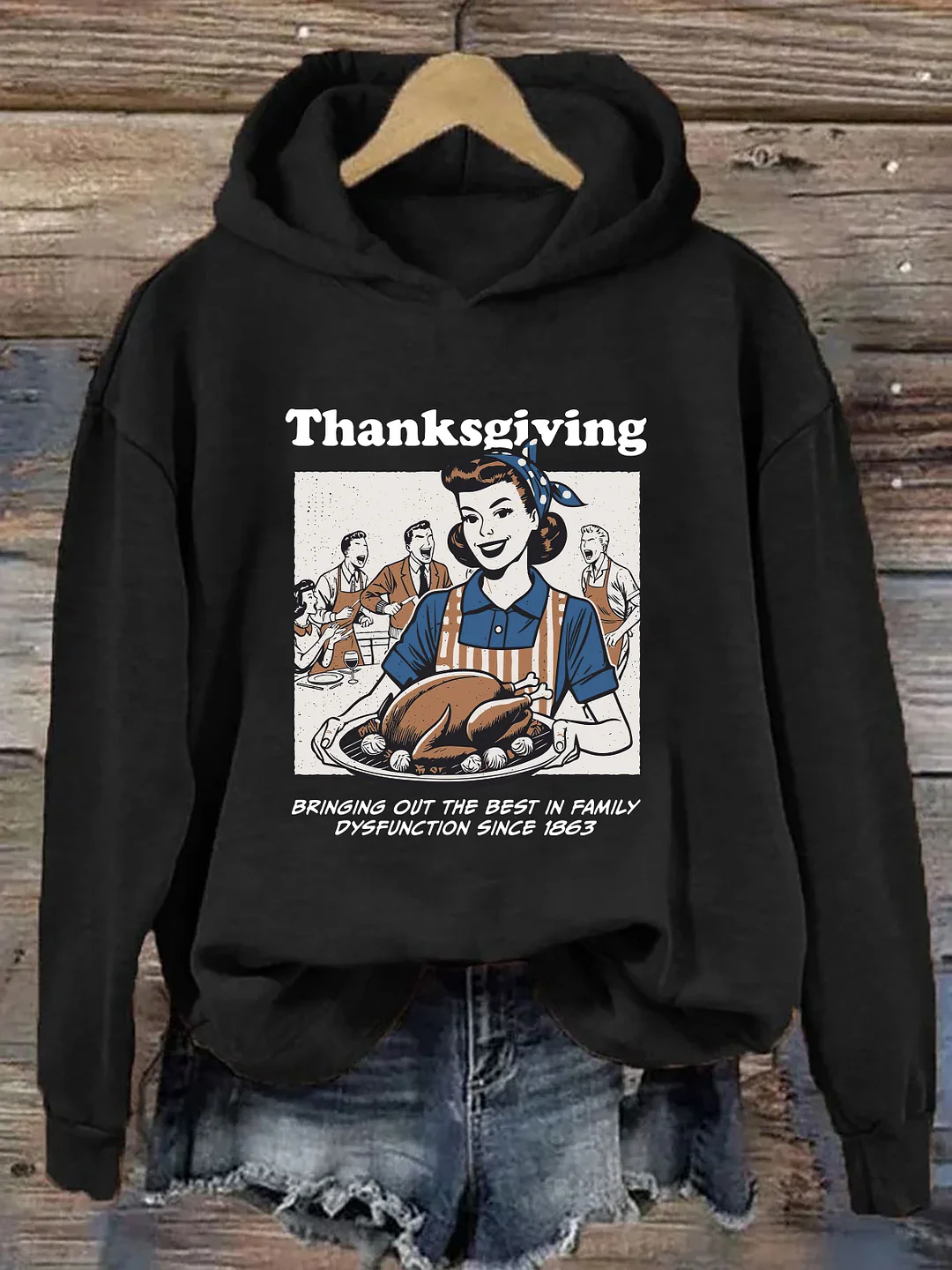 Vintage Thanksgiving Hoodie