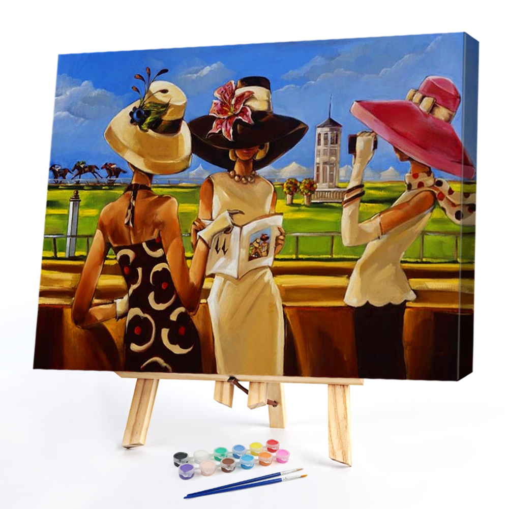 

40*30CM - Paint By Numbers - Lady, 501 Original