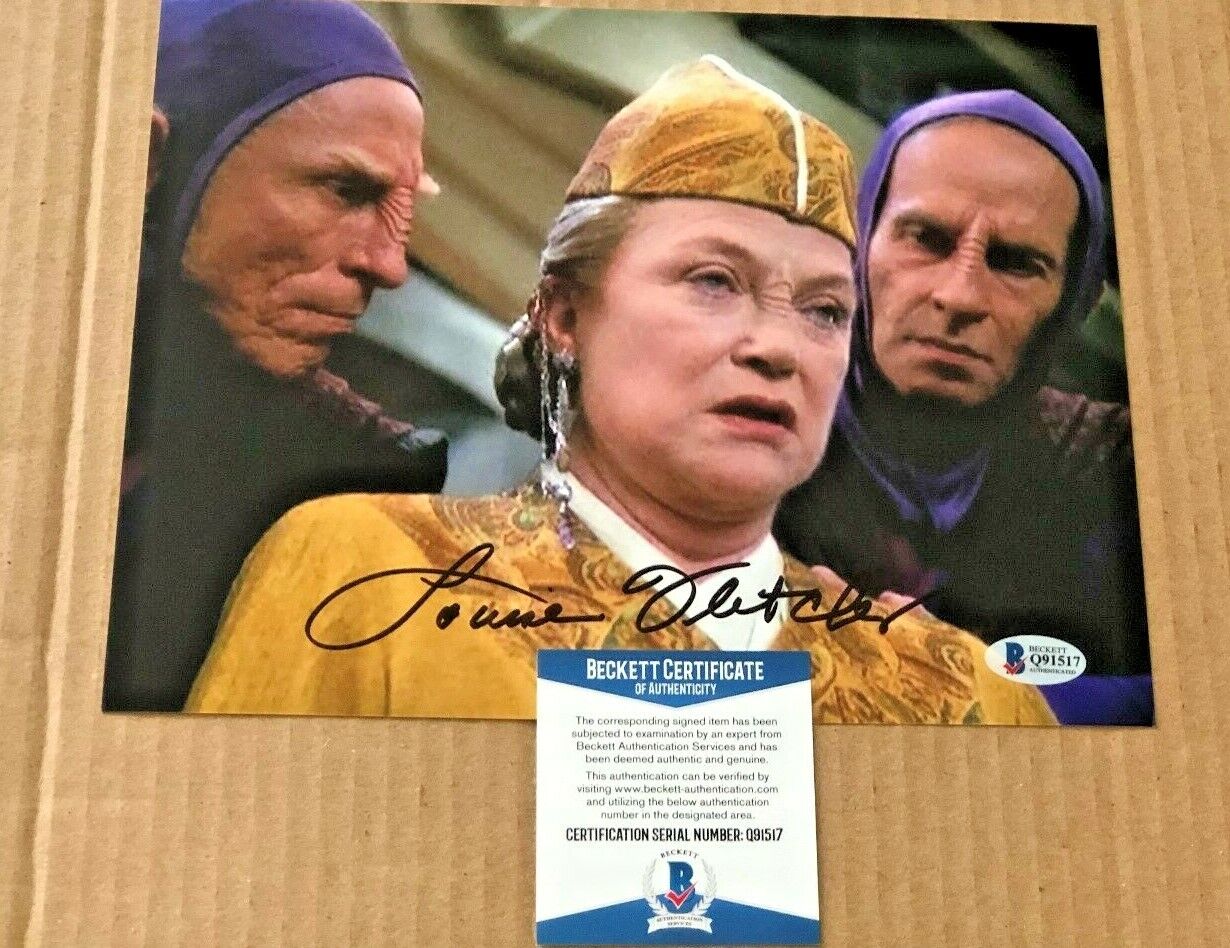 LOUISE FLETCHER SIGNED 8X10 STAR TREK Photo Poster painting BECKETT CERTIFIED