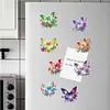 R&eacute;frig&eacute;rateur magn&eacute;tique de peinture 8PCS-Butterfly-Diamond
