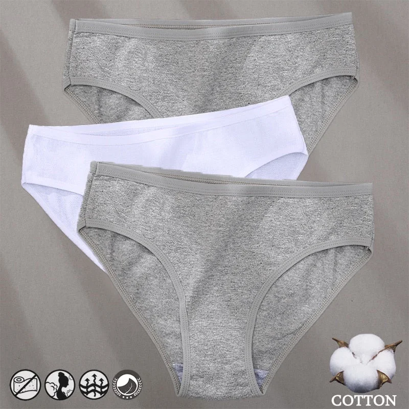 Cotton Panties Jacquard Design Pattern Women Panties Underwear Sexy Female Lingerie Briefs Solid Color Intimate Pantys for Woman