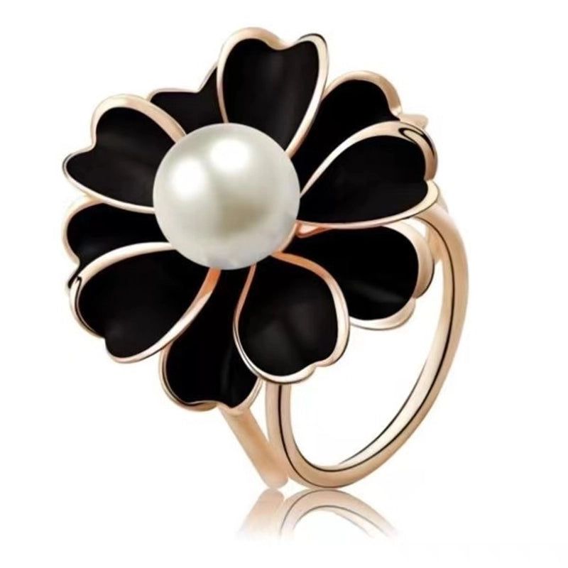 Luxurious Pin Geometric Alloy Inlay Artificial Pearls Rhinestones Women’S Brooches