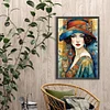 (40*60cm)Lady - Full Round Drill Diamond Painting