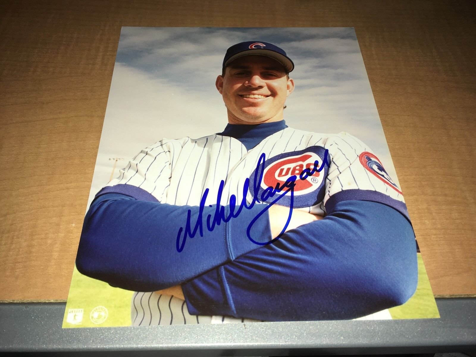 Mike Morgan Chicago Cubs Signed 8 x 10