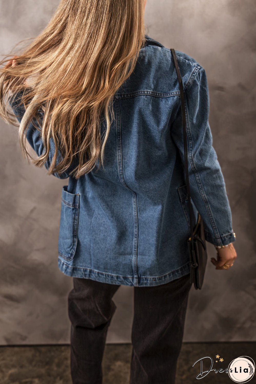 Raw Hem Denim Jacket