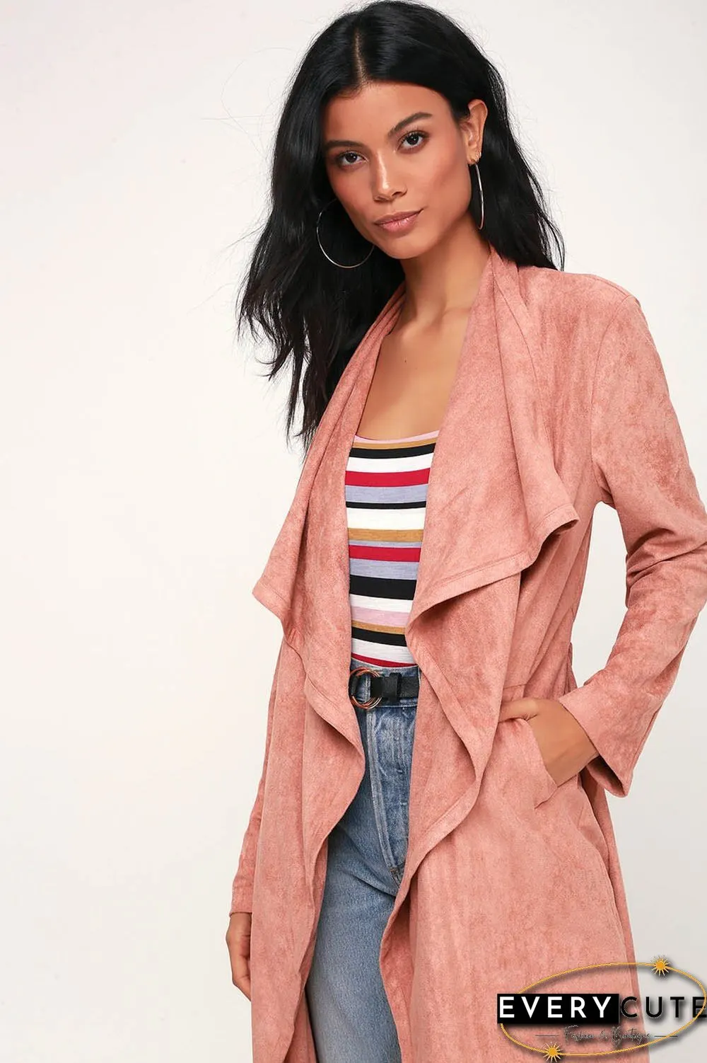 City Of Trees Suede Jacket Coat Outerwear Saddlebrown