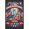 Diamond Painting -DIY Round Drill Independence Day USA(60*40CM)