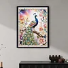 Diamond Painting-DIY Special Shaped Drill Pearl Painting Peacock(30x40cm)