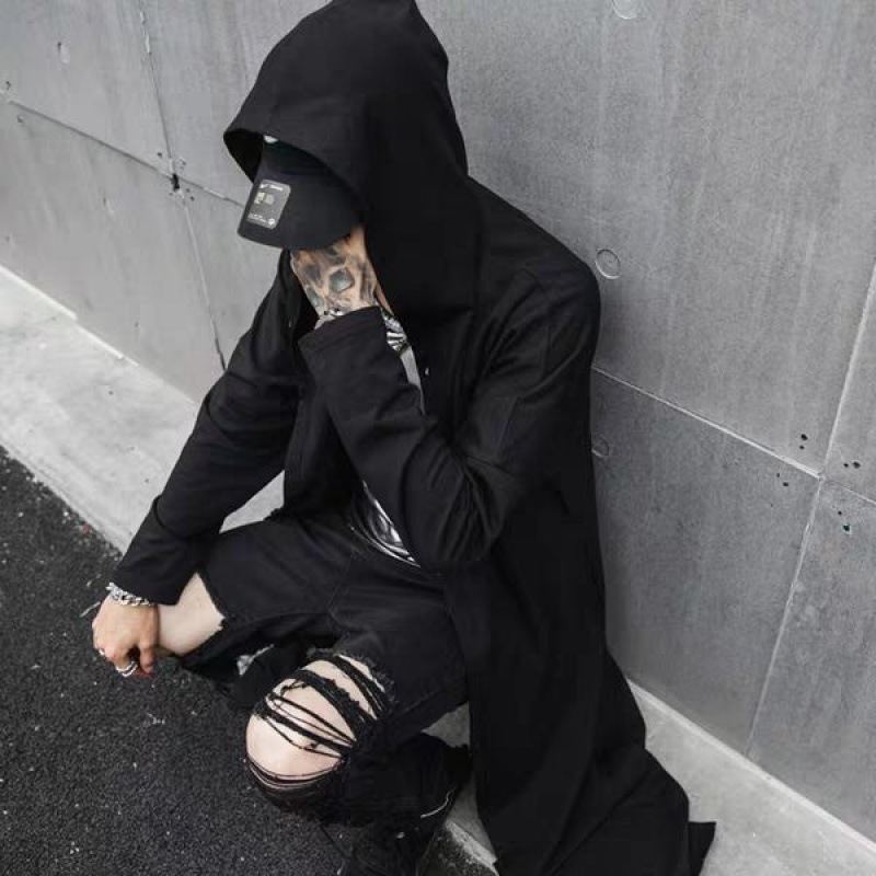 Dark Sorcerer's Hood And Cloak / TECHWEAR CLUB / Techwear
