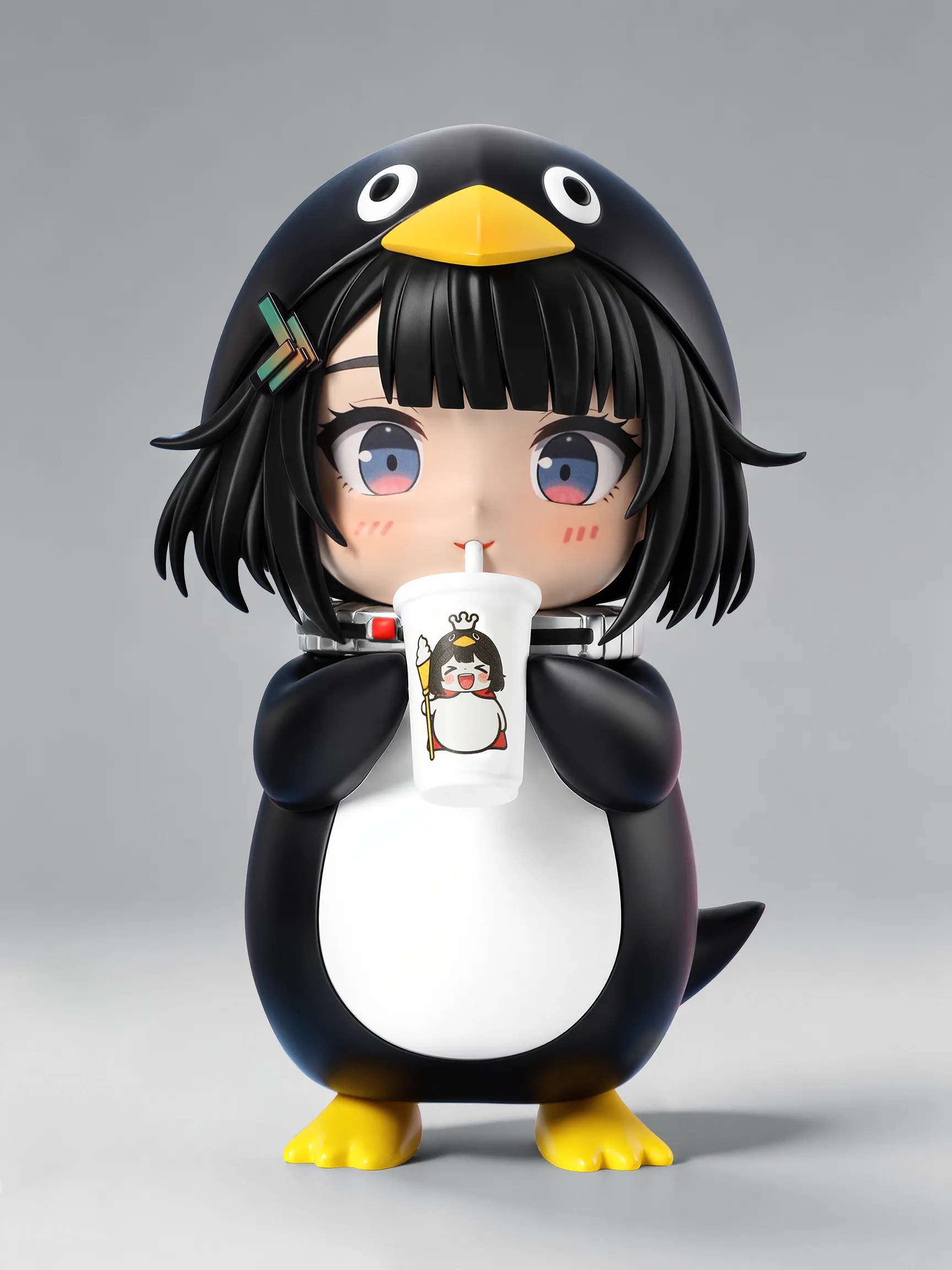 AGC Studio - Endministrator Drinking Milk Tea Penguin Arknights: Endfield-
