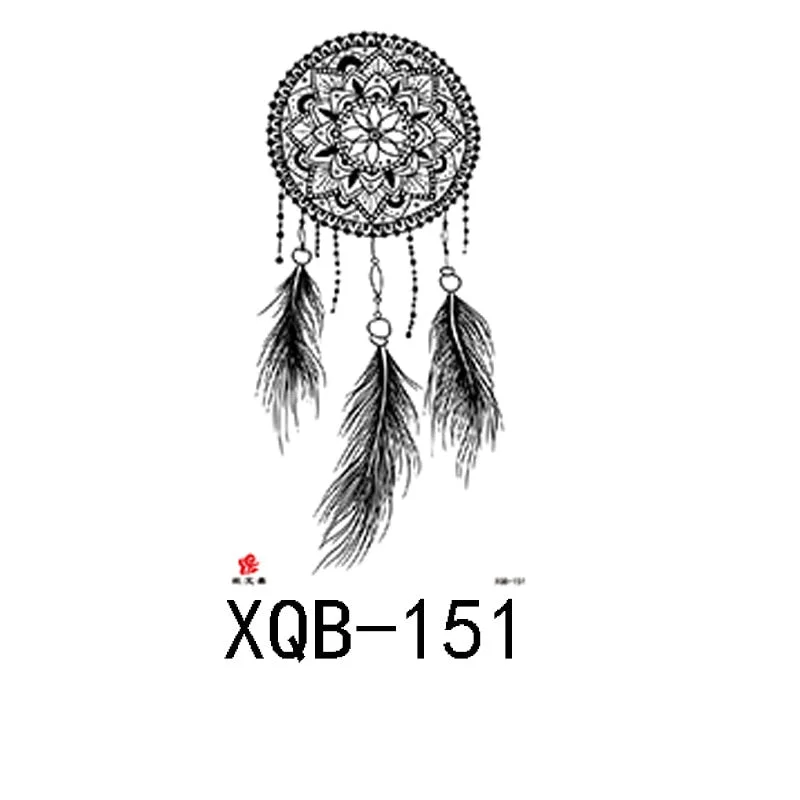 Small Full Arm Waterproof Tattoo Sticker Half Arm Arm Fierce Wolf Head Animal Arm Lasting European and American Tattoo Sticker