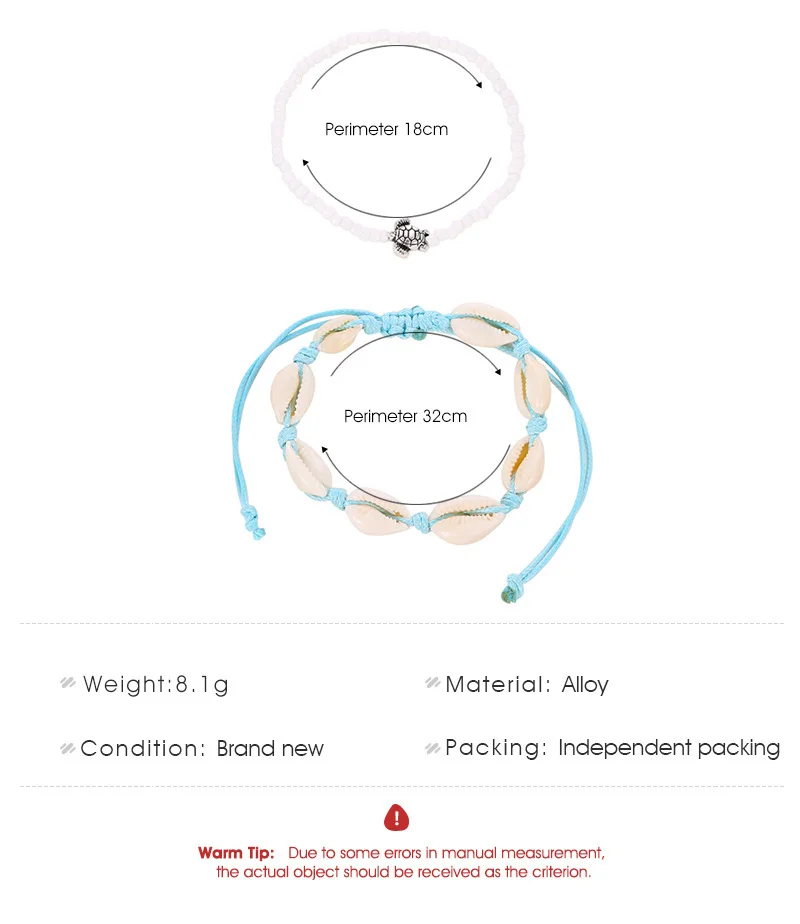 Seashell Turtle Bracelet