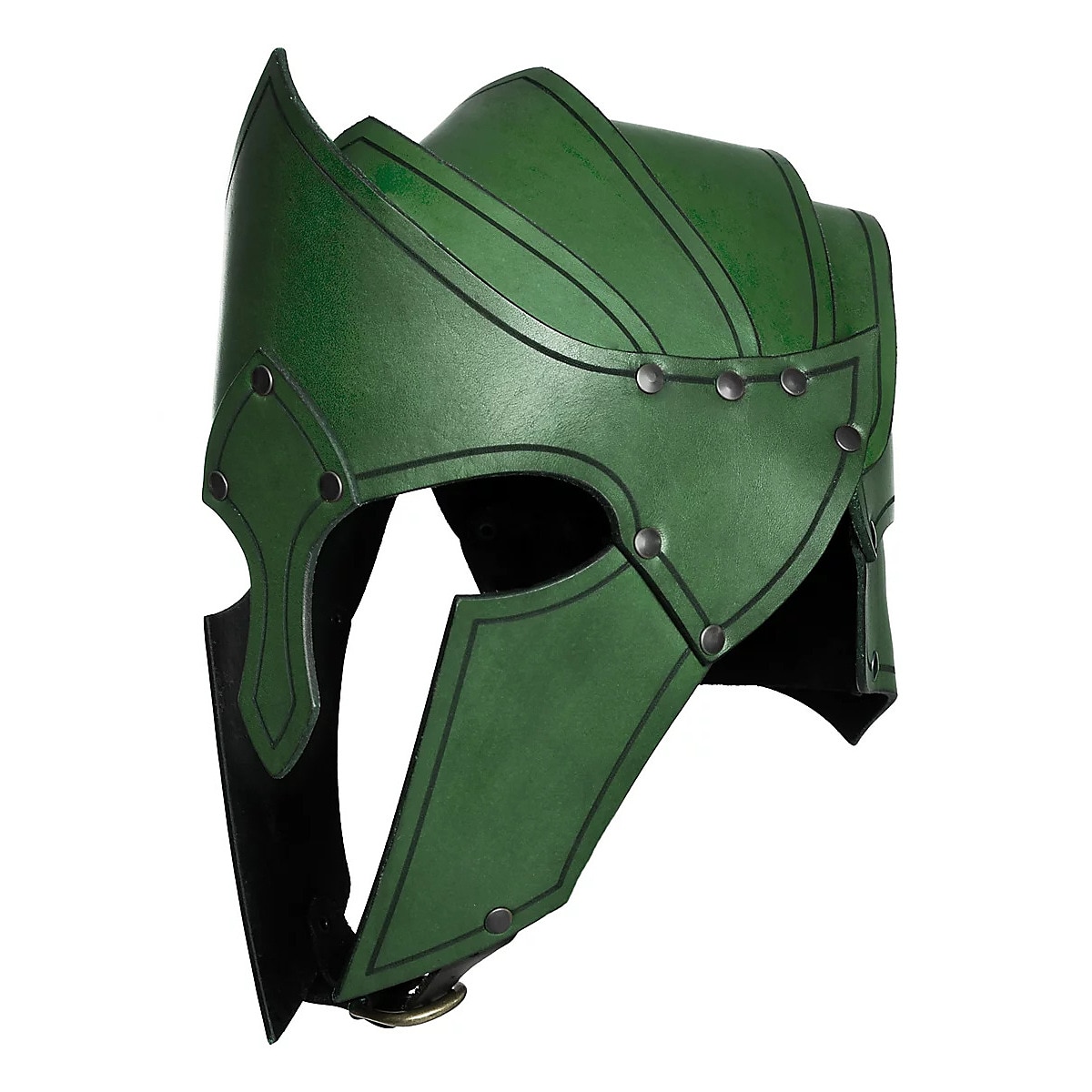 Retro Vintage Gothic Medieval Renaissance 17th Century Helmet Warrior Knight Ritter Viking Outlander Men's Women's Cosplay Costume Halloween Performance Halloween Masquerade 2023 - US $34.99 –P7