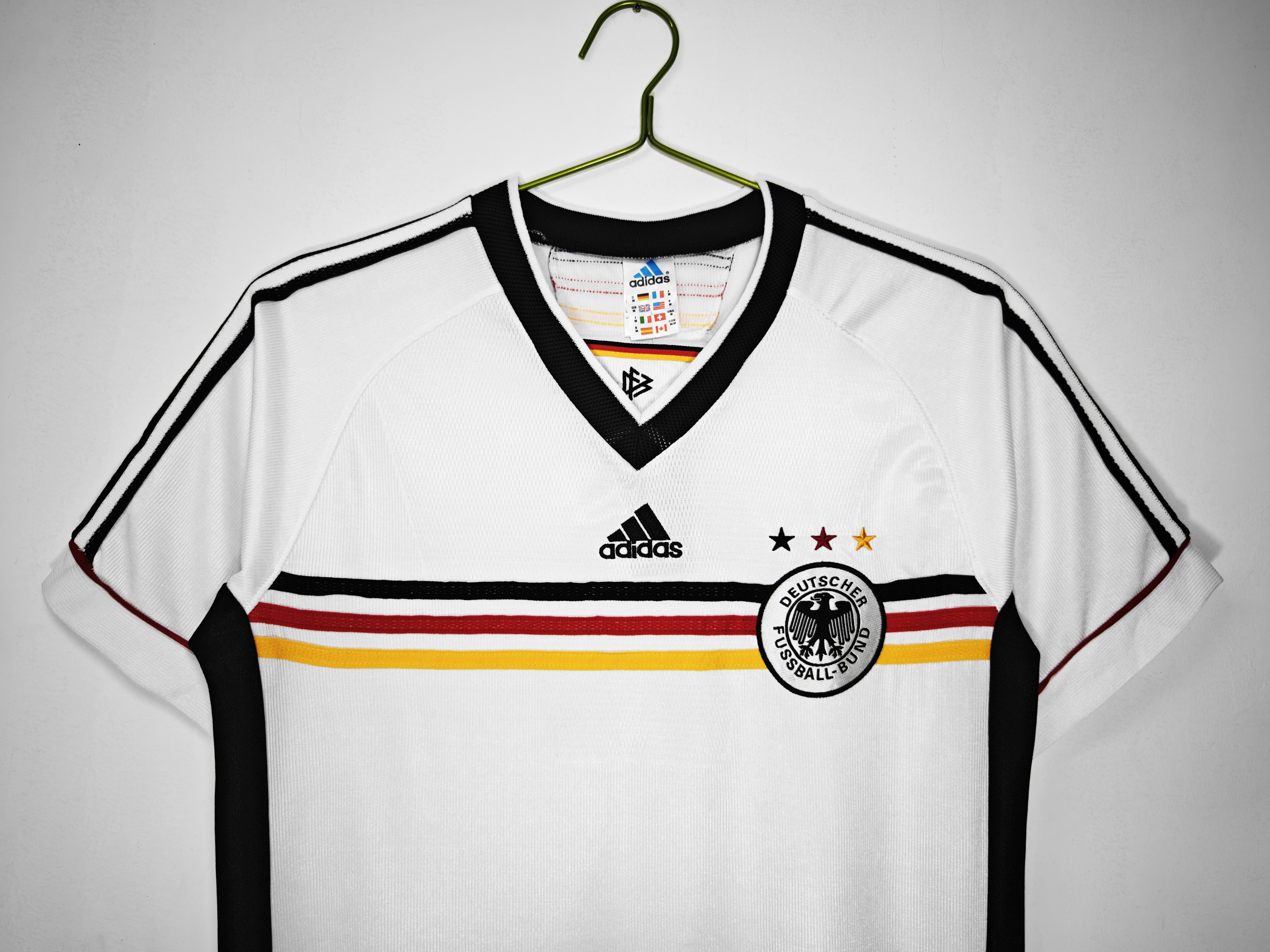 Retro 1998 Germany Home Football T-Shirt Thai Quality