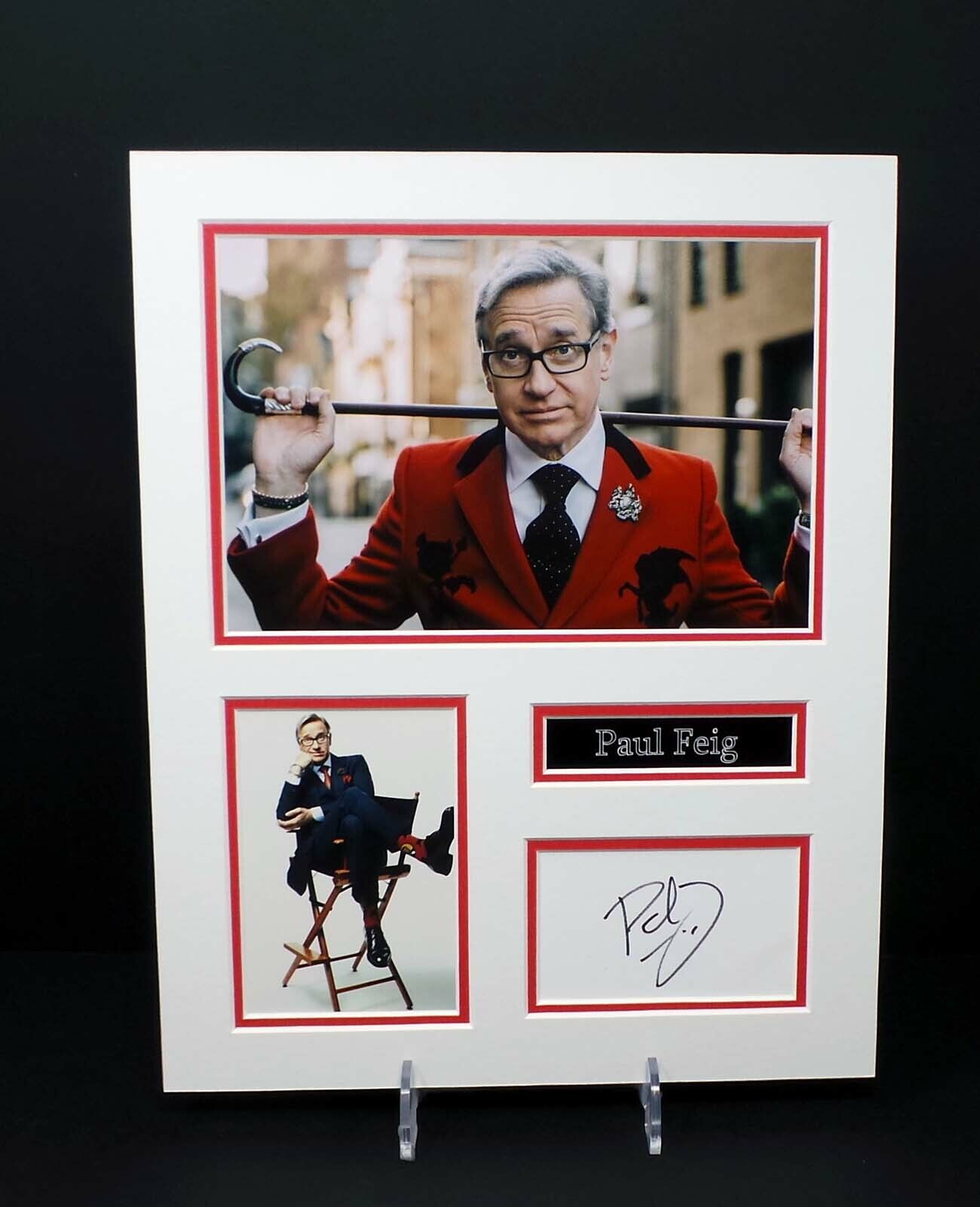 Paul FEIG Signed Mounted Photo Poster painting Display AFTAL RD COA Ghostbusters Film Director