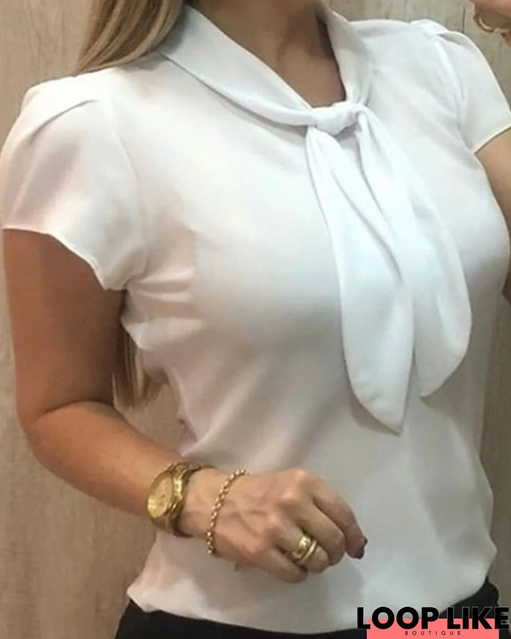 Women's Blouse Shirt Solid Colored Plain Shirt Collar Tops Basic Top White Black Orange-0207813