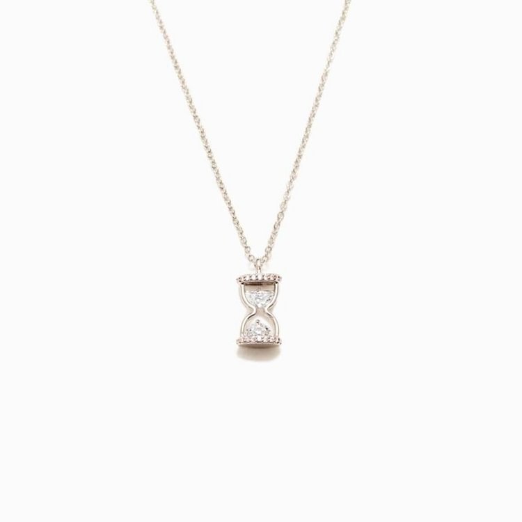 To My Wife Hourglass Necklace