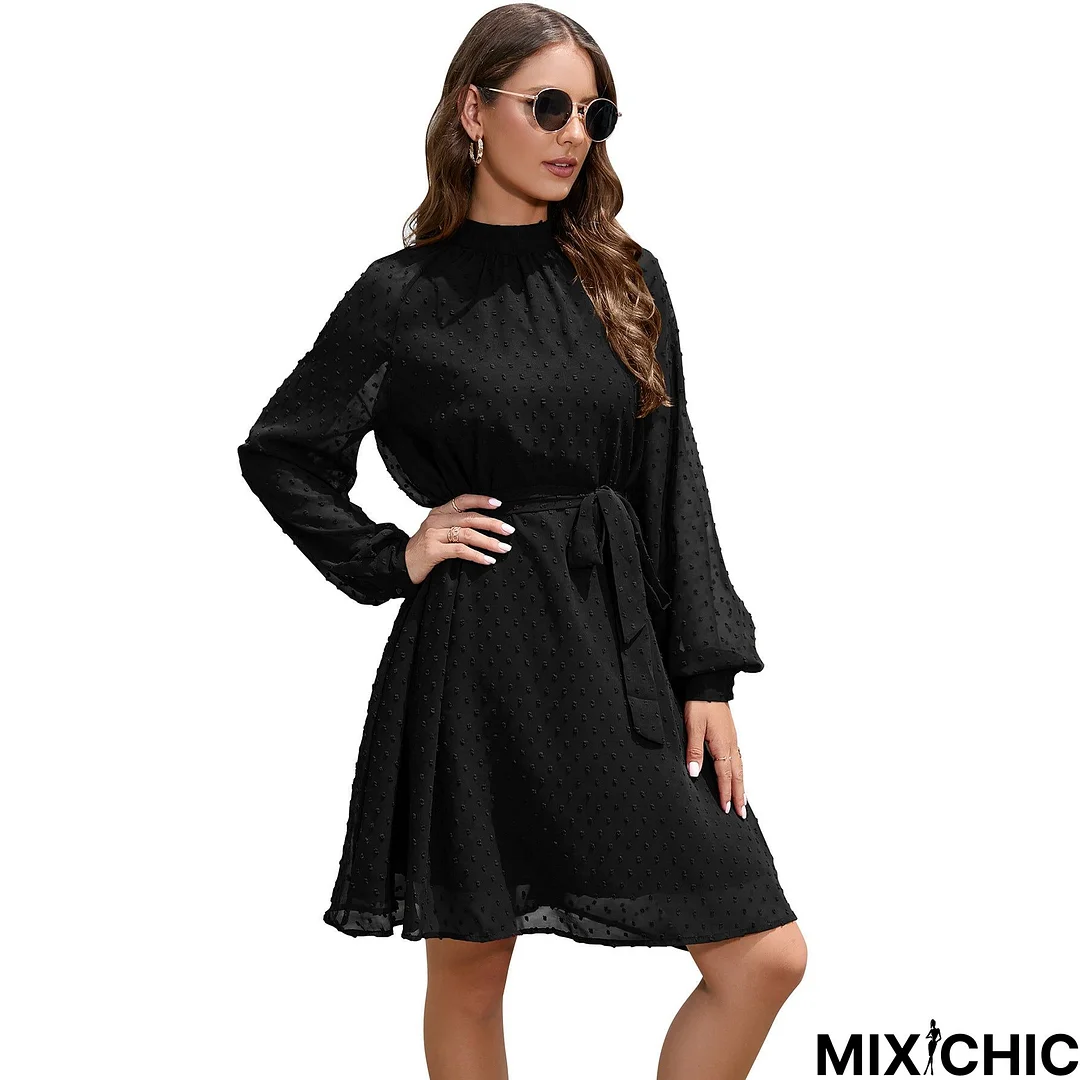 Guest Formal Long Sleeve Elegant Swiss Dresses