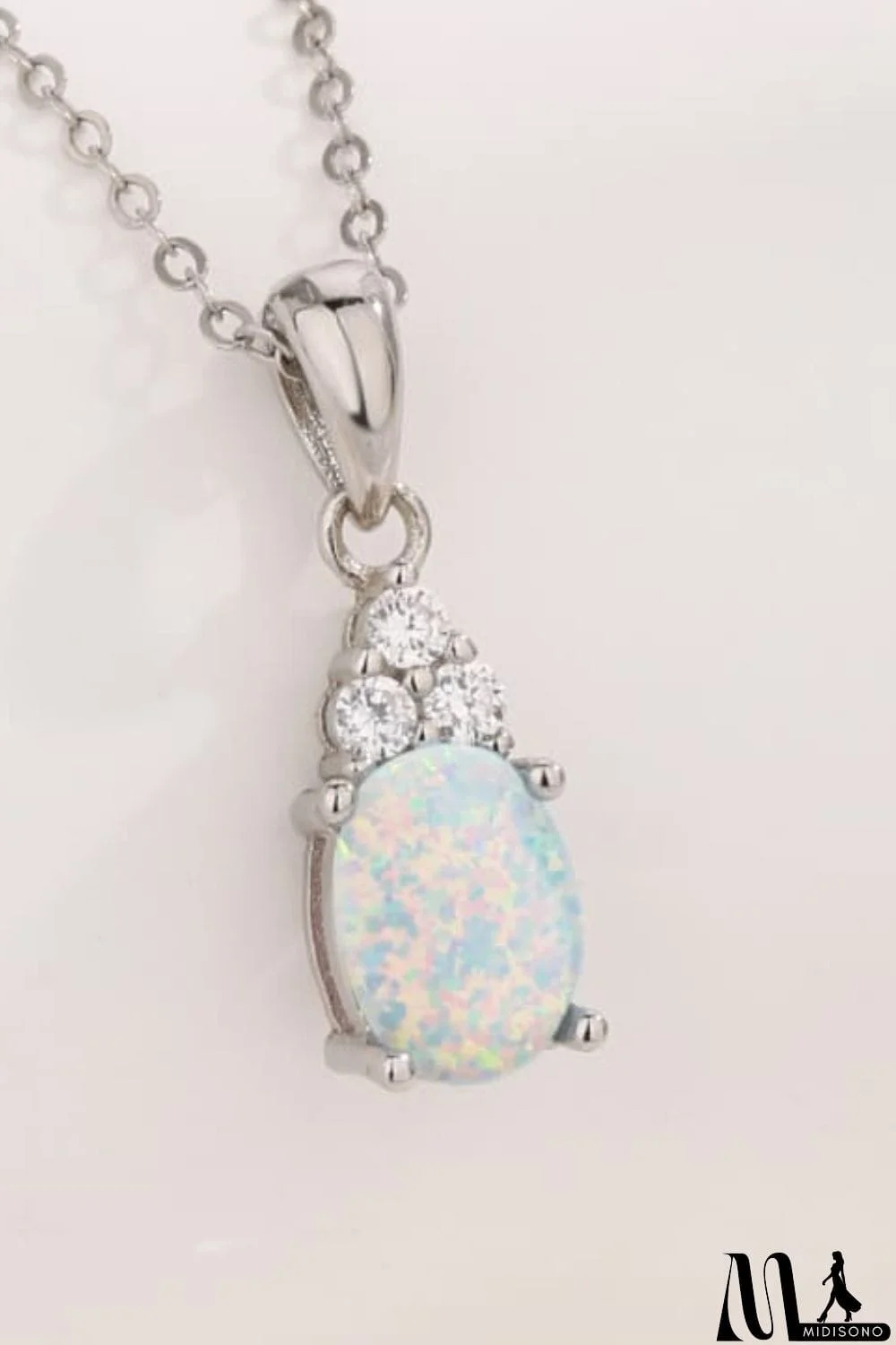 MidiSono - Find Your Center Opal Pendant Necklace