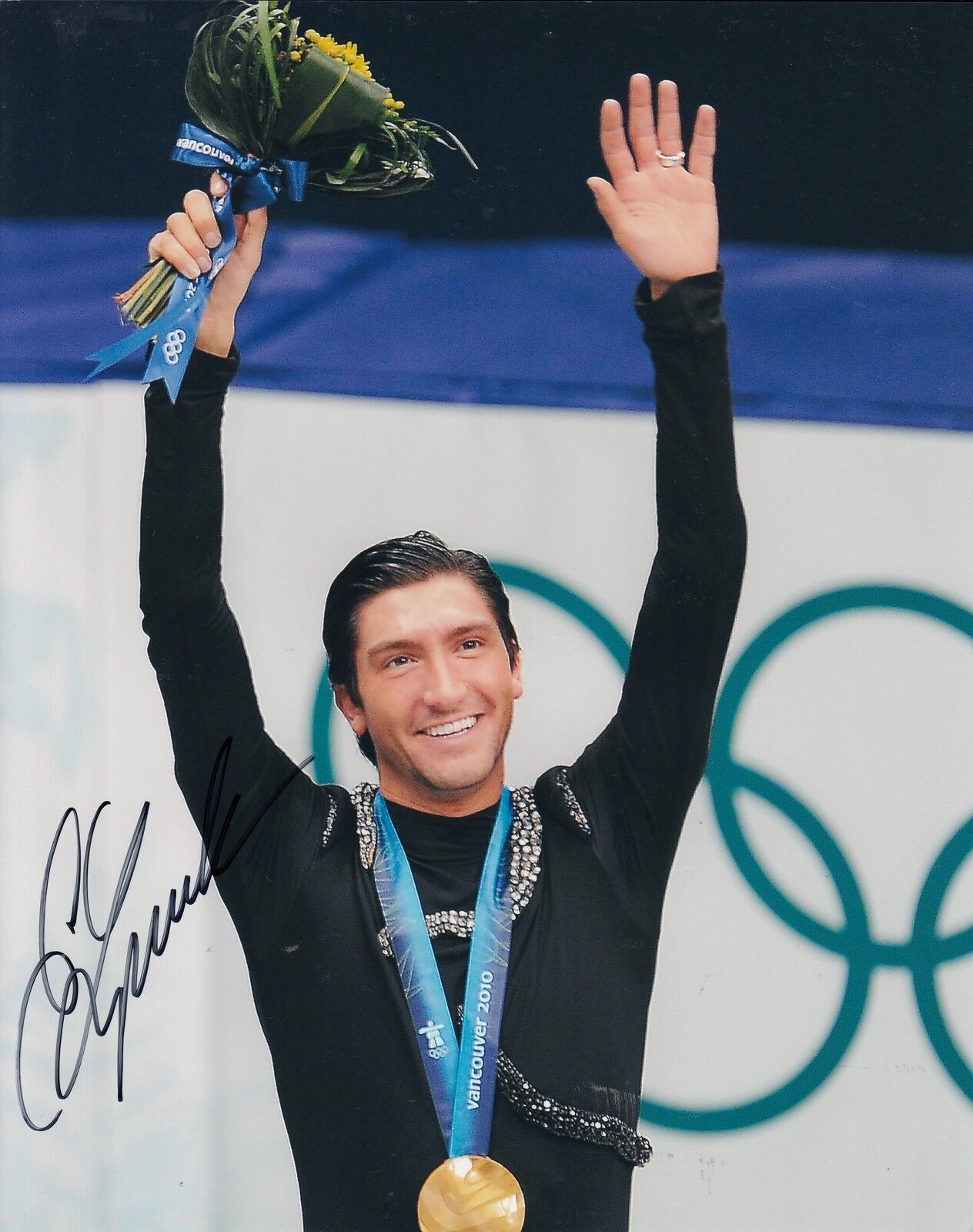 EVAN LYSACEK signed (USA OLYMPIC FIGURE SKATING) 8X10 *OLYMPICS* W/COA #3