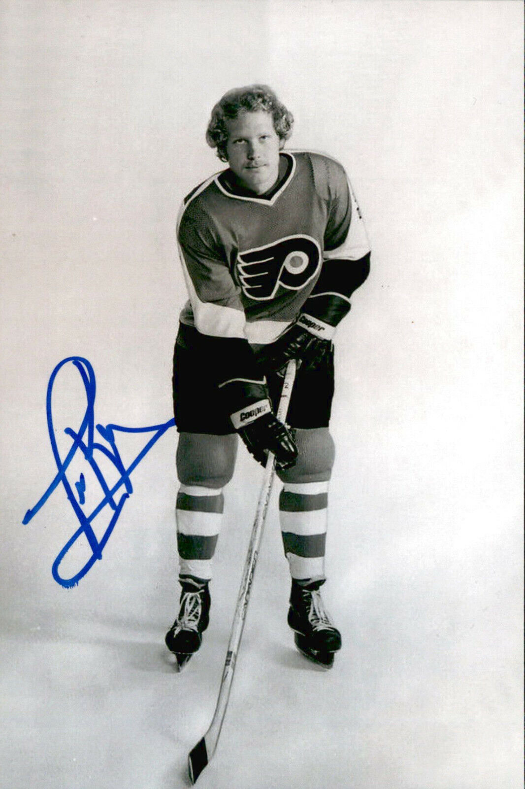 Tim Kerr SIGNED autographed 4x6 Photo Poster painting PHILADELPHIA FLYERS #5