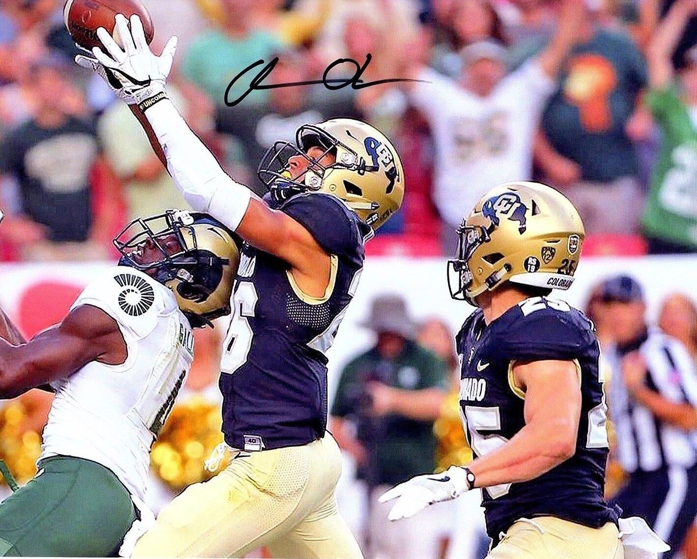 Isaiah Oliver Colorado Buffaloes signed autographed 8x10 football Photo Poster painting COA d