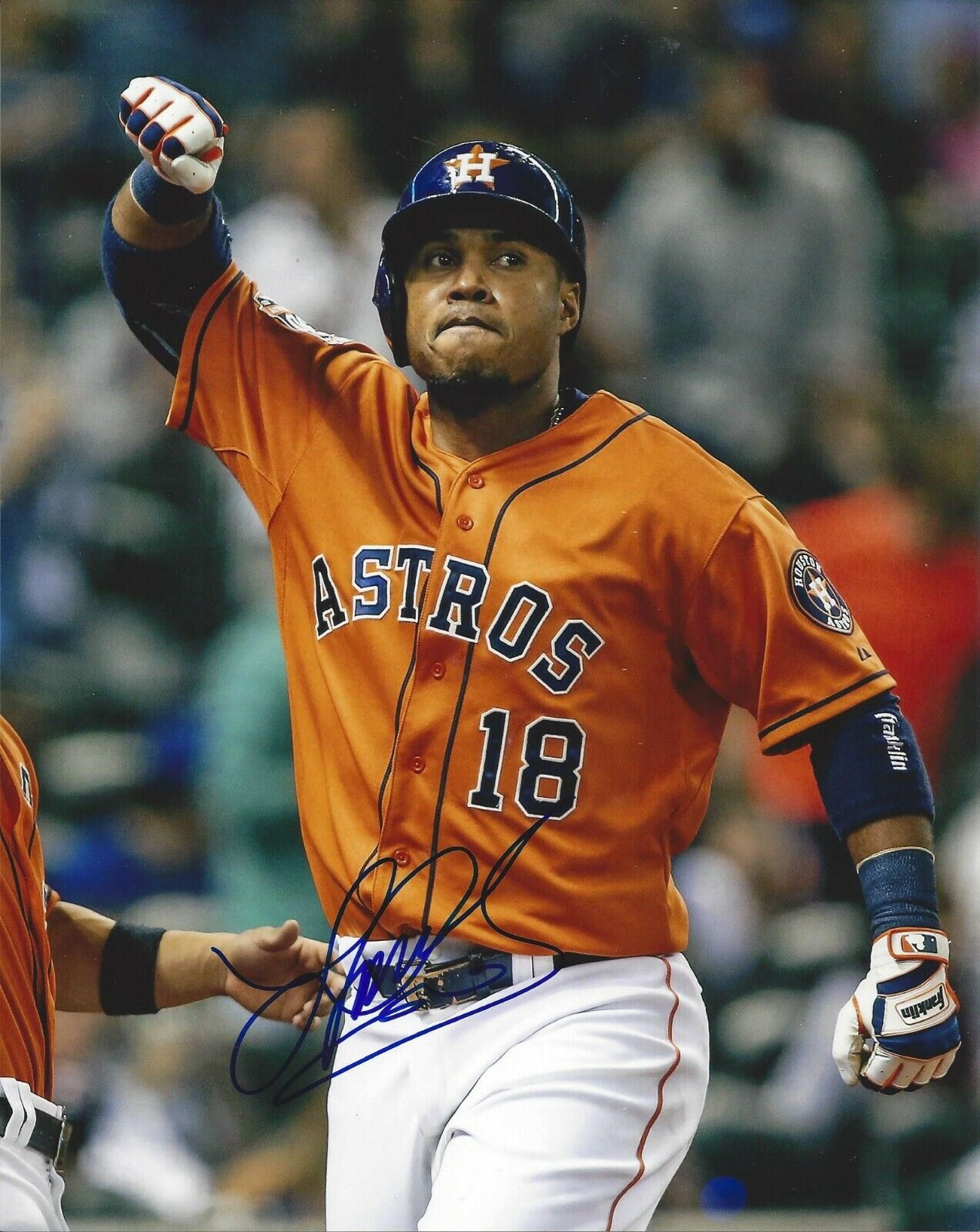 Luis Valbuena Autographed 8x10 Houston Astros#S506