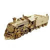 Train de voiture puzzle en bois mod&egrave;le 3D