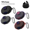 TPU Transparent Case Protective Cover with Locking Anti-scratch Headphone Protective Case with Carabiner Shockproof Fit for  Studio Buds/Studio Buds+