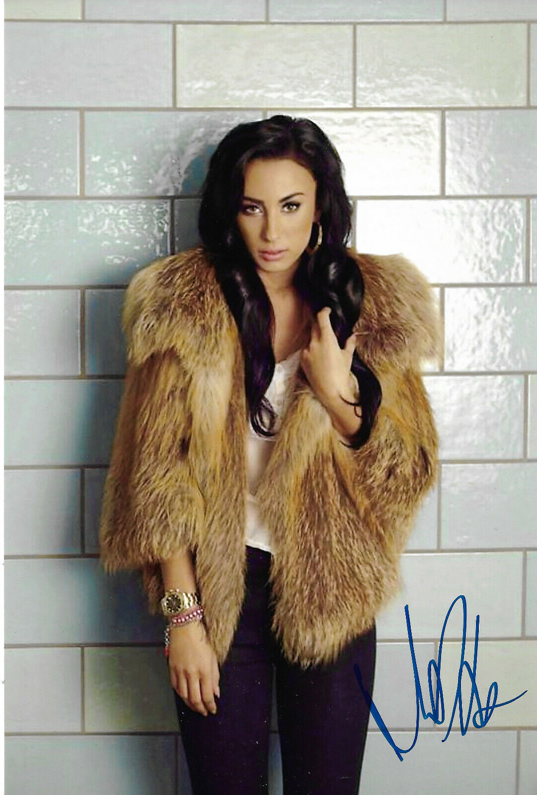 Medina signed 8x12 inch Photo Poster painting autograph