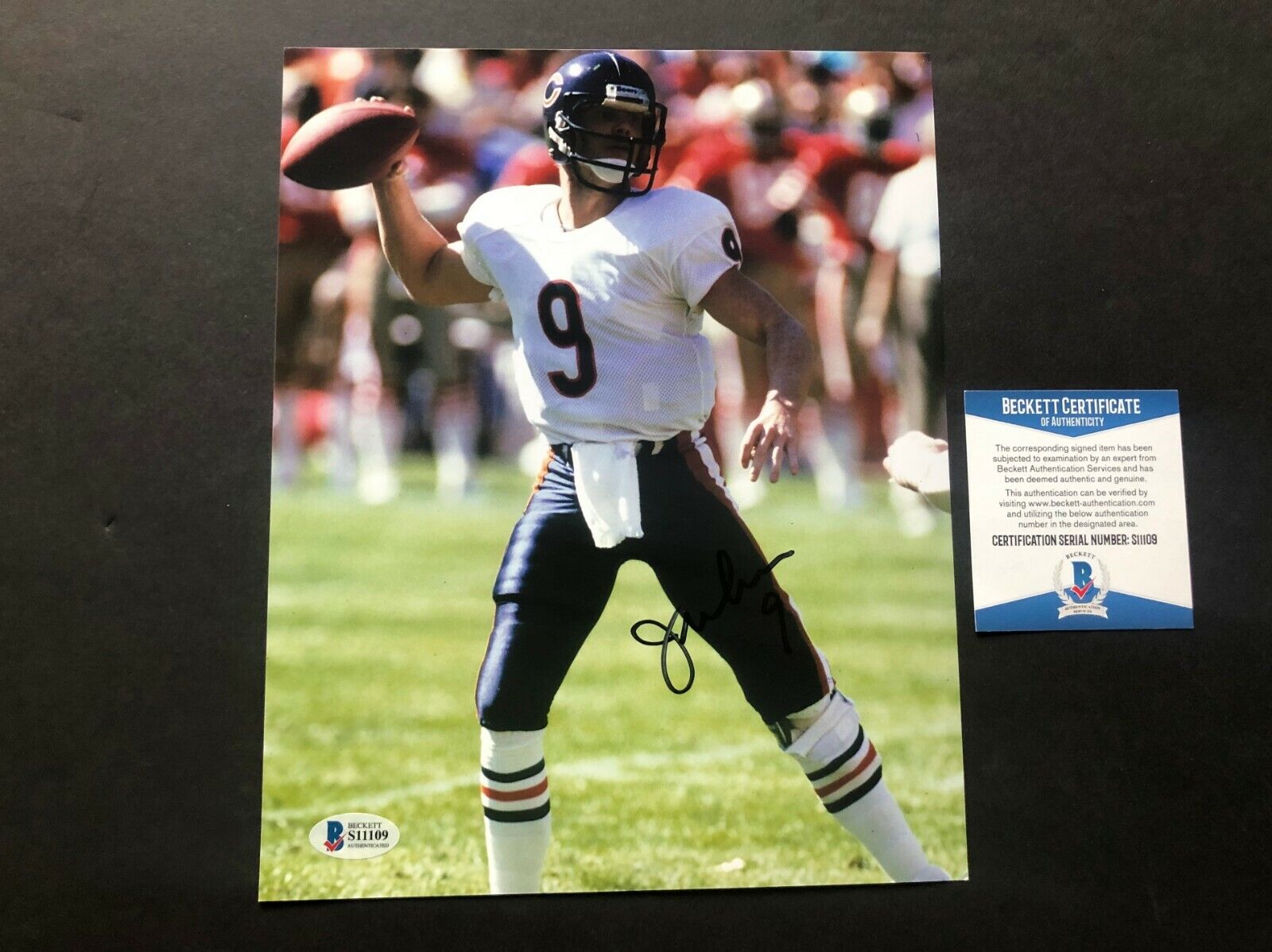 Jim McMahon Hot! signed autographed Bears legend 8x10 Photo Poster painting Beckett BAS coa