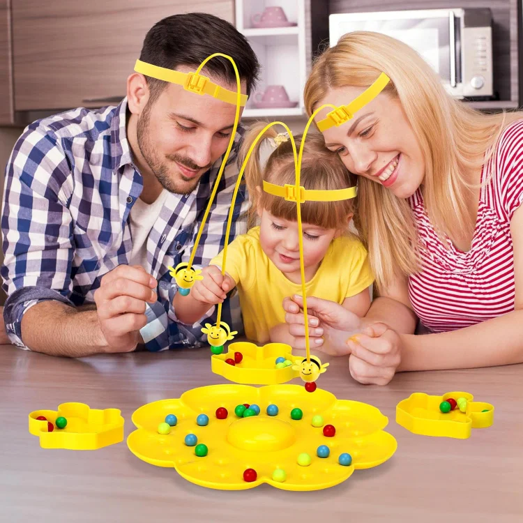 🔥Hot Sale 49% Off🔥 Colorful Multifunctional Magnetic Bee Toy String Game for Outdoor Backyard Travel Camping 