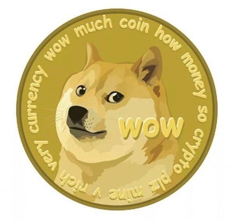 Dogecoin (DOGE) Commemorative Round Collectors Coins - vzzhome