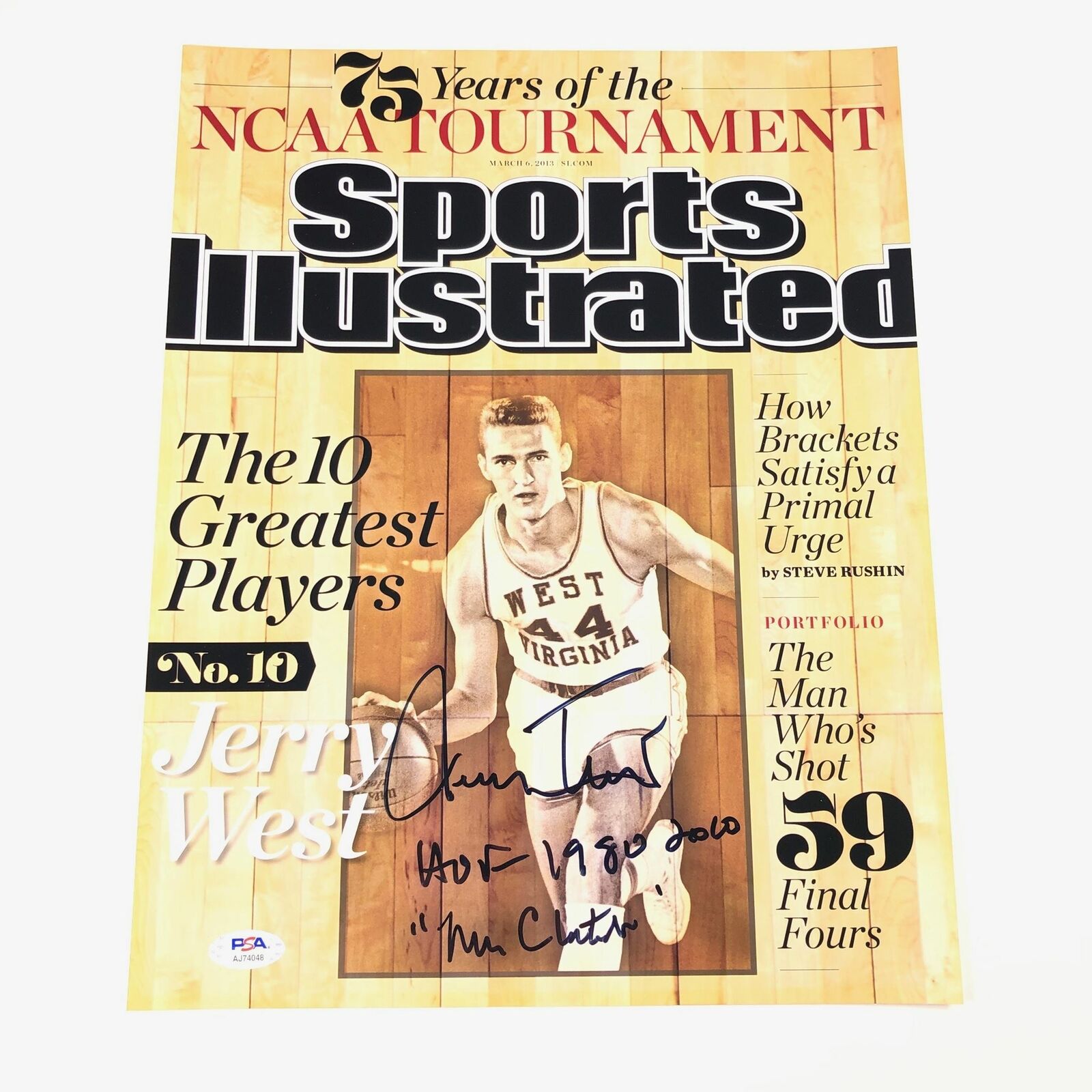 Jerry West signed 11x14 Photo Poster painting PSA/DNA Los Angeles Lakers Autographed