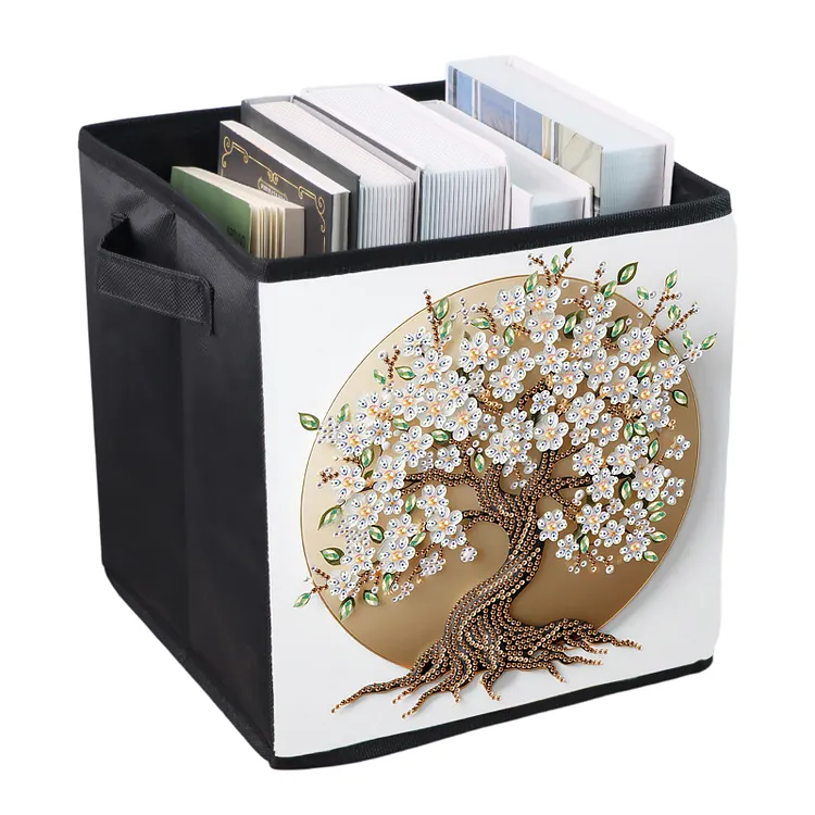 QUEFE 3-Tier Diamond Painting Storage – 150 Slots Bead Organizer Box, Stackable With Funnel, For Crafts & Jewelry - View #2