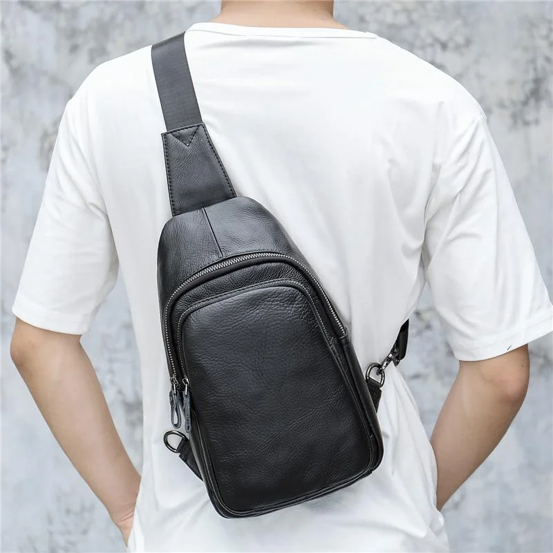 Fashion Large Capacity Plain Soft Leather Crossbody Bags