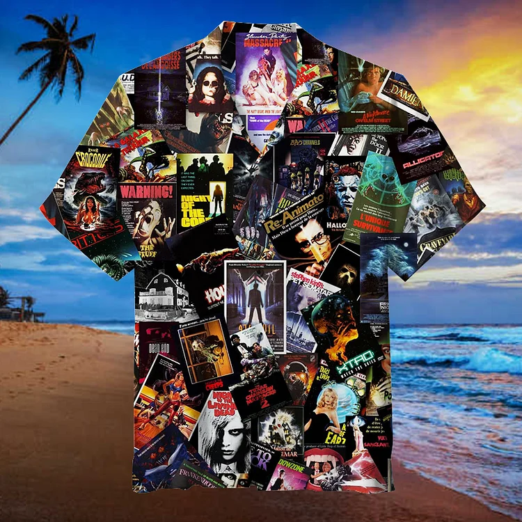 Horror Movie posters | Unisex Hawaiian Shirt